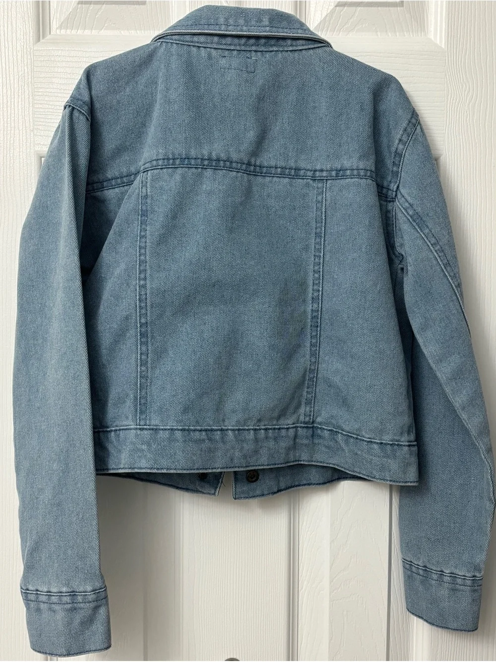btween Light Blue Denim Trucker Jacket